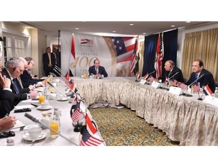 الرئيس السيسي يستقبل عددًا من قادة المنظمات اليهودية الأمريكية