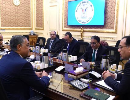 مدبولي يلتقي الرئيس التنفيذي للهيئة العامة للاستثمار والمناطق الحرة