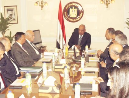 وزير قطاع الأعمال يجتمع بالرؤساء التنفيذيين للشركات القابضة