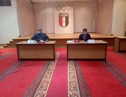وزير الرياضة يشهد اجتماع اللجنة الأولمبية لمناقشة خطة عودة النشاط الرياضي