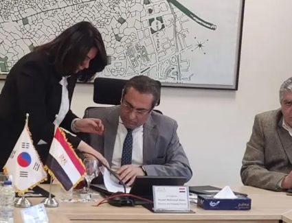 العاصمة الإدارية توقع مذكرة تفاهم مع الوكالة الوطنية للتشييد في كوريا الجنوبية لتبادل الخبرات