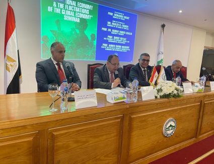 وزير المالية يلتقي مع أساتذة وطلاب جامعة «مصر للعلوم والتكنولوجيا»