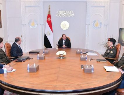 الرئيس السيسي يتابع الموقف التنفيذي لمشروعات الهيئة الهندسية على مستوى الجمهورية