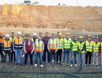 " كونتكت للتطوير العقارى" تبدأ تنفيذ أعمال الخرسانة  لمشروع " Mercury Business Complex" 