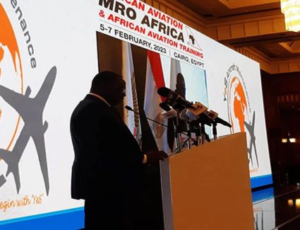 إستمرار توافد المشاركين بمؤتمر ومعرض صيانة وعمرة الطائرات بإفريقيا