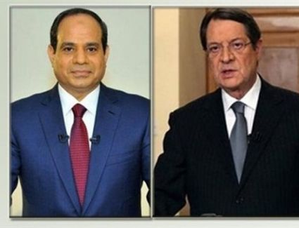 السيسى  يبحث هاتفيا الاوضاع في المتوسط مع الرئيس القبرصي