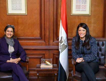 وزيرة التعاون الدولي تستقبل نائب رئيس مجموعة البنك الدولي للتنمية البشرية