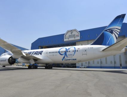 مصر للطيران للشحن الجوي تتسلم طائرة جديدة بعد تحويلها لطائرة شحن