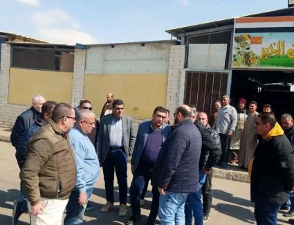 جولات ميدانية لرئيس جهاز مدينة العبور بأحياء المدينة والمحاور الرئيسية والمشروعات