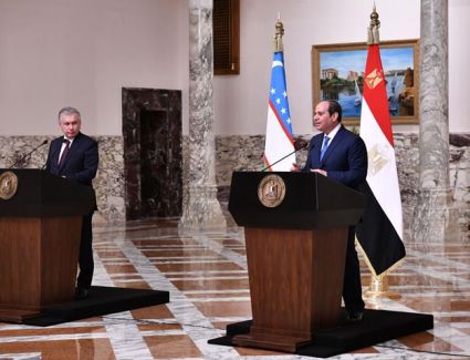 بيان مُشترك بين جمهورية مصر العربية وجمهورية أوزبكستان
