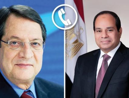الرئيس السيسي يجري اتصالًا هاتفيًا مع رئيس جمهورية قبرص المنتهية ولايته