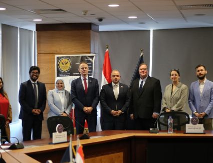 رئيس الرقابة المالية يلتقي قيادات برنامج الأمم المتحدة الإنمائي UNDP ومركز Milliman للتأمين متناهي الصغر لبحث التعاون المشترك