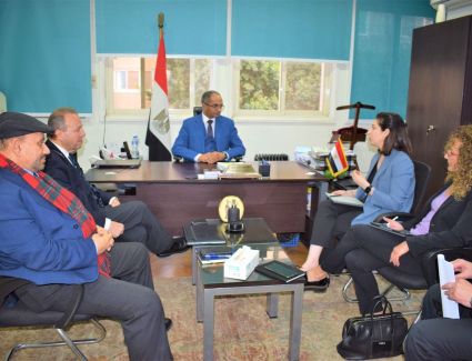 نائب وزير الإسكان للبنية الأساسية يلتقى ممثلي البنك الدولي لاستعراض المشروعات الأولوية في قطاع المياه والصرف