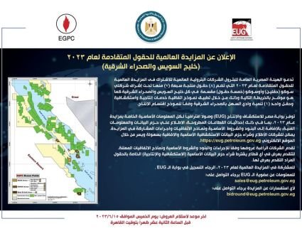 الملا: طرح اول مزايدة عالمية من نوعها لتنمية حقول البترول المتقادمة عبر بوابة  مصر الإلكترونية