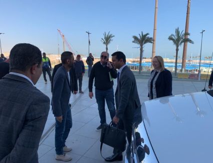 وفدٌ من السفارة الأمريكية بالقاهرة يزور مدينة العلمين الجديدة ويتفقد أهم معالمها