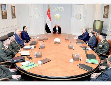 الرئيس السيسي يتابع موقف المشروع القومي للإنتاج الزراعي واستصلاح الأراضي بالدلتا الجديدة