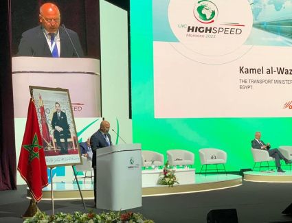 كلمة وزير النقل في الجلسة الافتتاحية للمؤتمر العالمي للسرعة الفائقة السككية