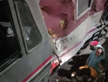 حادث قطار قليوب.. الصحة: ارتفاع أعداد الوفيات إلى حالتين واستقرار الحالة الصحية لباقي المصابين