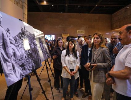 المشاط ومنسق اللأمم المتحدة ومحافظ أسوان يختتمون الجولة التفقدية بزيارة متحف النوبة