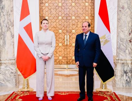 تعرف علي رسائل الرئيس السيسي لرئيسة وزراء الدنمارك