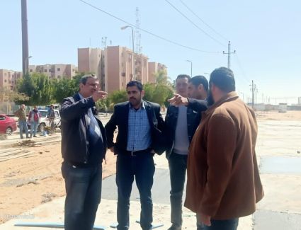 رئيس جهاز مدينة النوبارية الجديدة يقوم بجولات تفقدية لمتابعة أعمال التطوير والخدمات الجارية بالمدينة