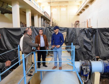 رئيس جهاز القاهرة الجديدة يتفقد محطة تنقية مياه الشرب ورافع مياه رقم 4 بالمدينة