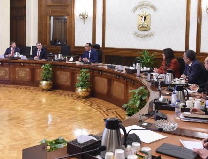 رئيس الوزراء يلتقي مسئولي شركة  "بوش" الألمانية