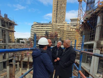 مسئولو " الإسكان " في جولة تفقدية بمشروعات تطوير منطقة مثلث ماسبيرو بالقاهرة