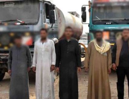 محبس غير شرعي.. ضبط 5 أشخاص لسرقتهم 20 ألف لتر سولار بالجيزة 